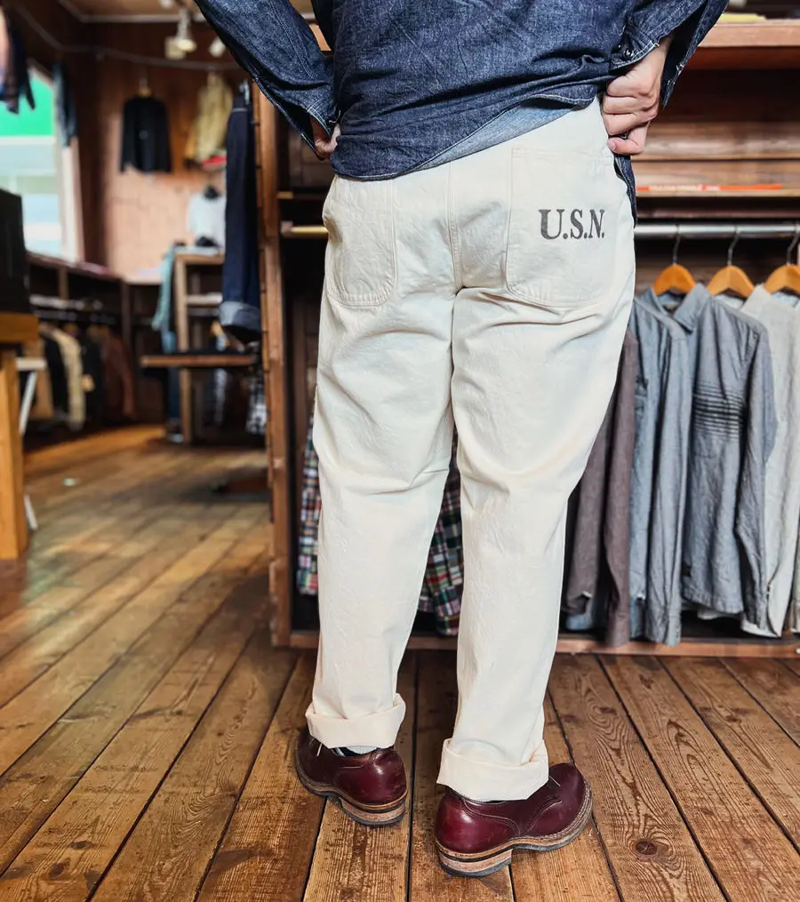 Брюки COLIMBO Navy, принт ВМС США, джинсовый комбинезон