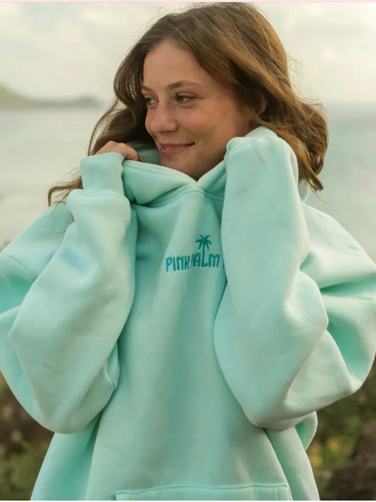 

Women's Oversized Hoodie Sweatshirt XS-2XL Unisex Long Sleeves Pocket Casual Top Couple Style Harajuku Streetwear