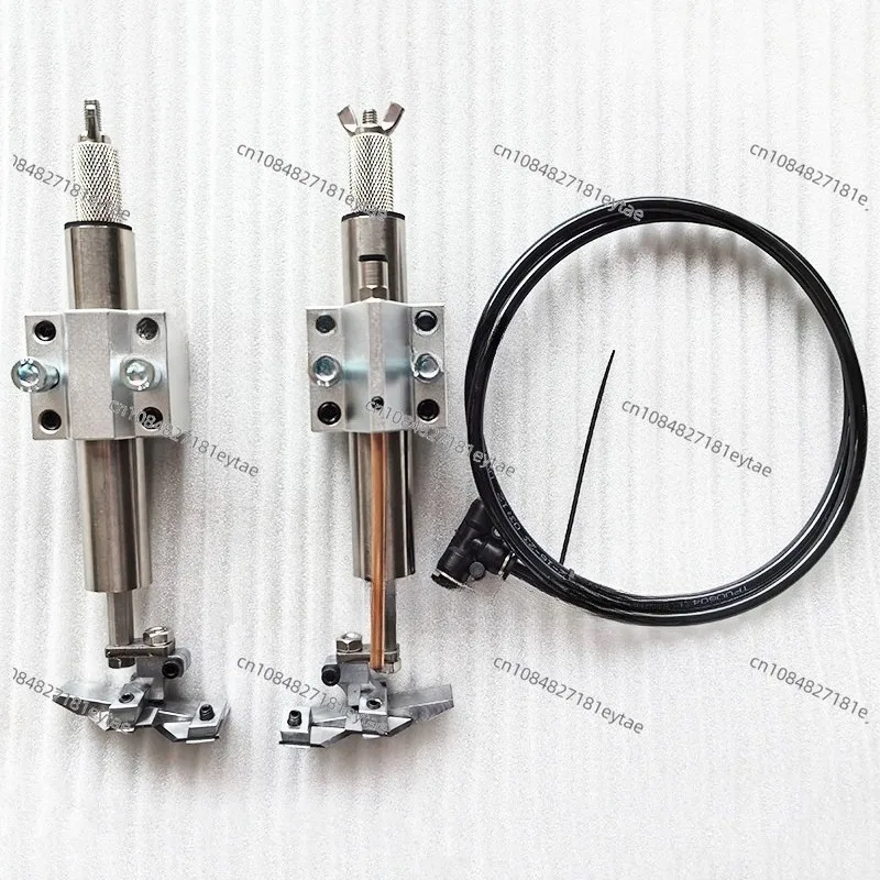 Edge banding machine floating flat spatula blowing high-gloss PET scraping edge to glue line does not hurt the board