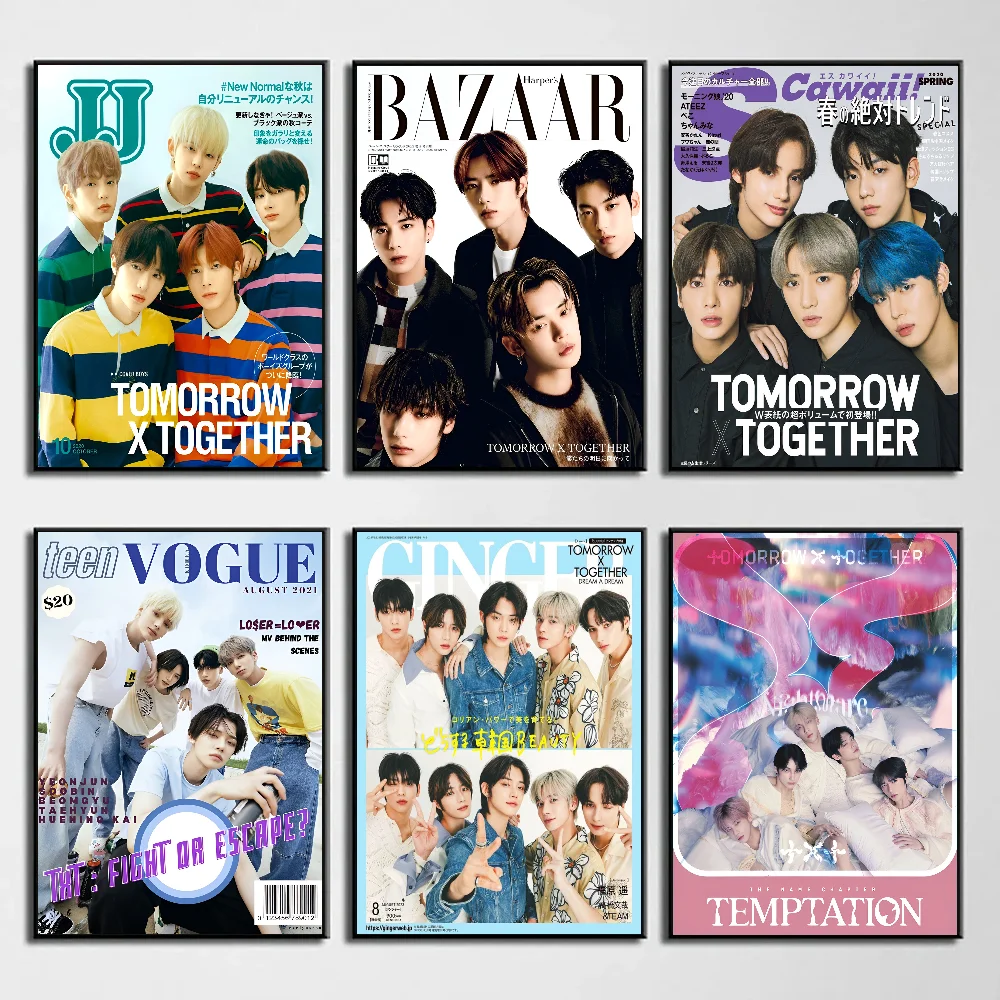 Kpop T-Tomorrow X T-Together TXT Poster Home Living Room Bedroom Bar Cafe Art Decor