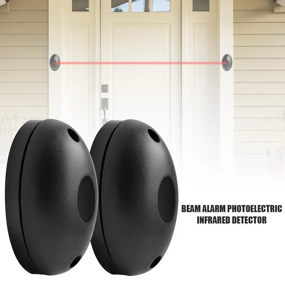 20m Waterproof Active Photoelectric Single-beam Infrared Sensor DC12~24V Active Infrared Beam Sensor for Garage Gate Door