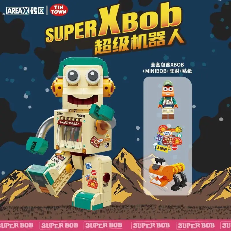 

AREA-X Official Ironhide Robot Building Blocks STEM Toy for Boys Birthday Gift