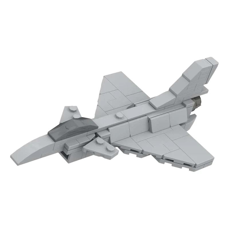J-10 Multirole Fighter Jet Model MOC Building Bricks War Equipment Modular Technology Gifts Holiday Assemble Children Toys Suit