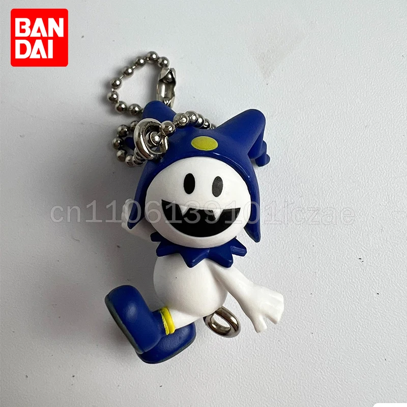 Llavero Gashapon de Personajes de Bandai Shin Megami Tensei: Jack Frost, Evil Frost, Pixie Fox, Decoración Colgante para Bolsos, para Coleccionistas de Anime