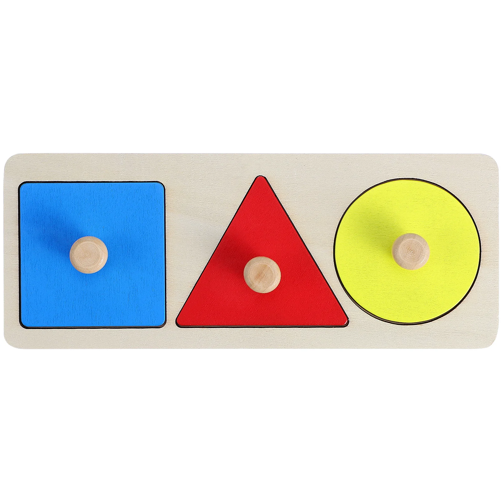 

1Set Geometric Shape Puzzle for Kids Montessori Math Learning Early Education Hand Eye Coordination Color Recognition Preschool