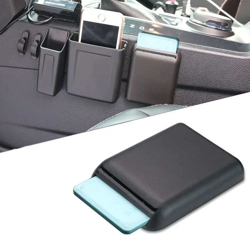 Universal Car Seat Crevice Plastic Storage Box Card Billing Phone Holder Organizer Reserved Design for Pocket Auto Accessories