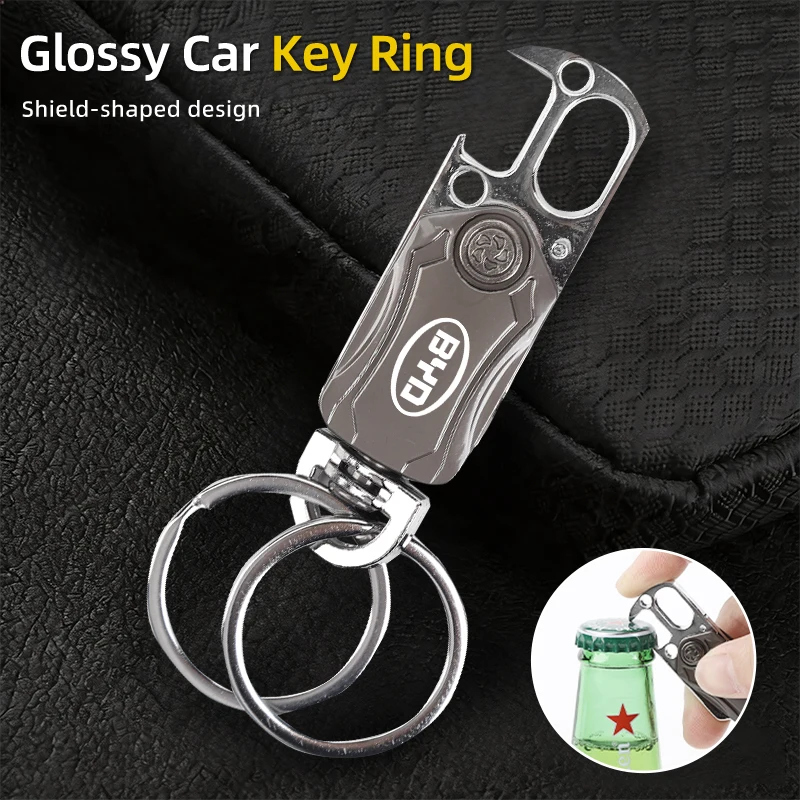 Zinc Alloy Car Key Ring Bottle Opener Interior Accessories For BYD M6 G3 G5 T3 F3 I3 F0 F6 S6 S8 E5 E6 G6 L3 S8 Tang Song Qing