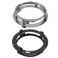 7 Inch Round LED Headlight Mounting Bracket Ring for Harley Davidson Touring Models 1994-2013