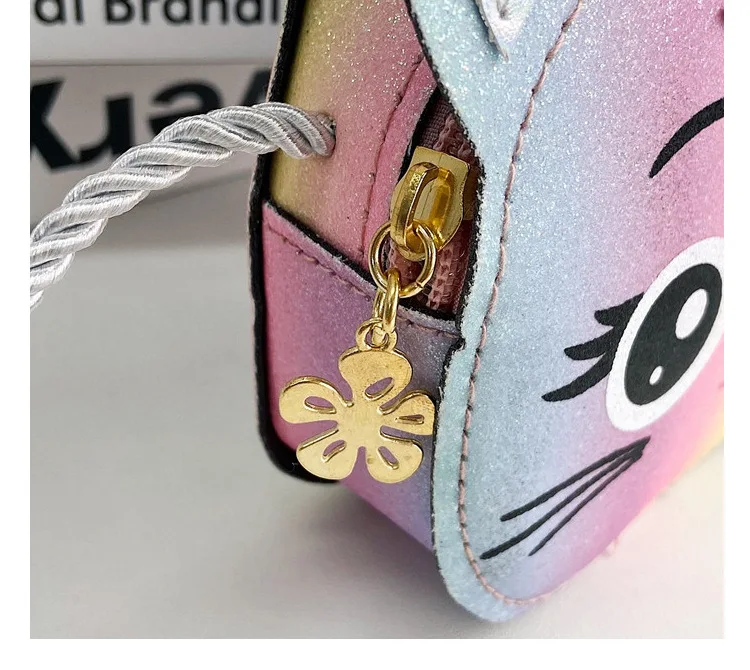 1. Cute Cartoon Cat Mini Kids Crossbody Shoulder Bag, Fashion Coin Purse Handbag Accessories for Boys Girls