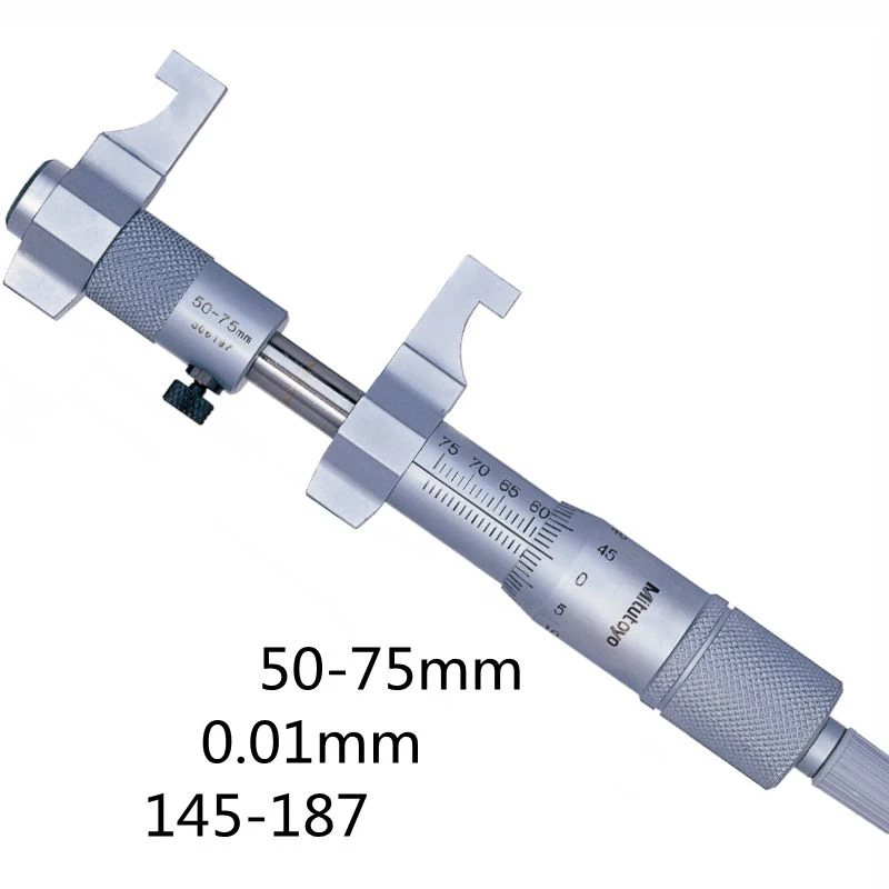 Imagem -03 - Mitutoyo Dentro Micrômetros Paquímetro tipo 145185 530 mm 145-186 2550 mm 145-187 5075 mm 145-188 75-100 mm 145-189 100-125 mm