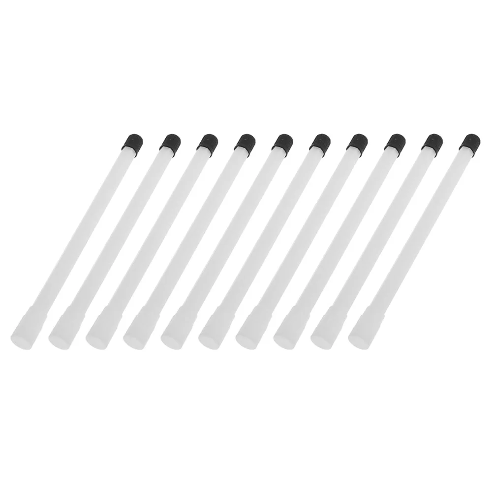

10 Pcs Valve Extension Rod for Spring Adapters Steam Nozzle Bike Bicycle White Fitting Small