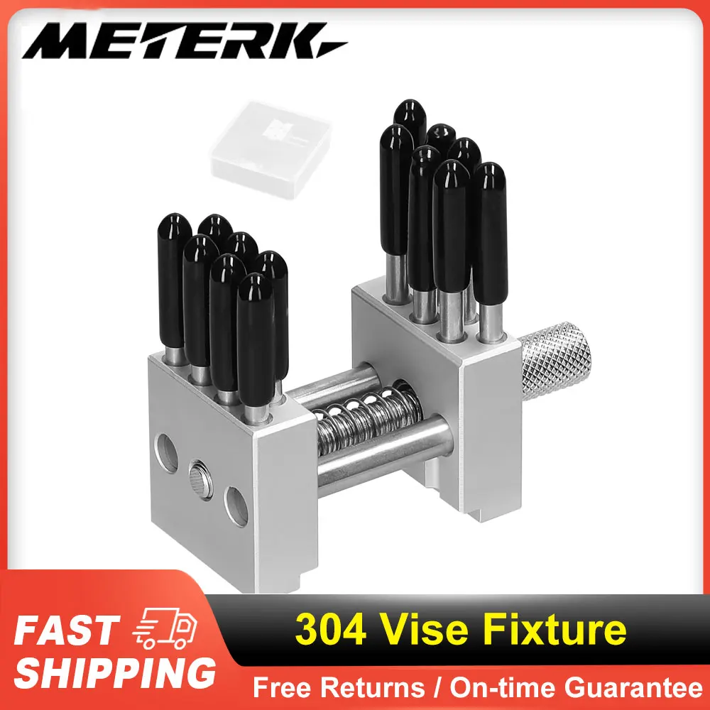 304 Stainless Steel Vise Fixture Multi-function Clamp Model Making Fixed Jig Workbench with Clamping Width Adjustable Function