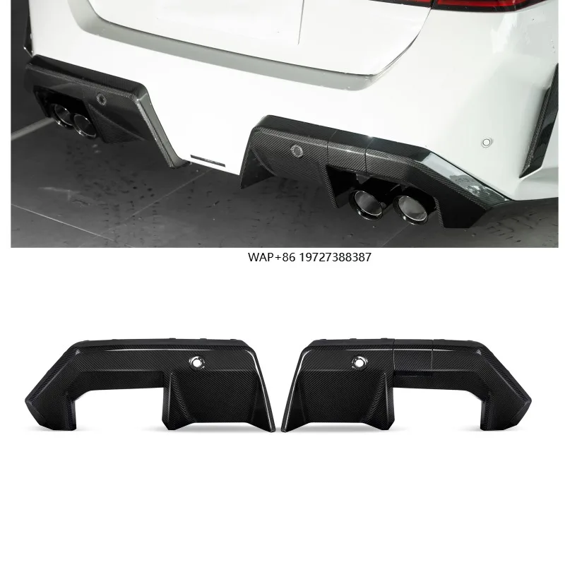 

Pure Carbon Fiber OEM Style Rear Bumper Diffuser for G90 M5 Sedan 2025+ Car Body Kit Rear Diffuser Rear Spoiler