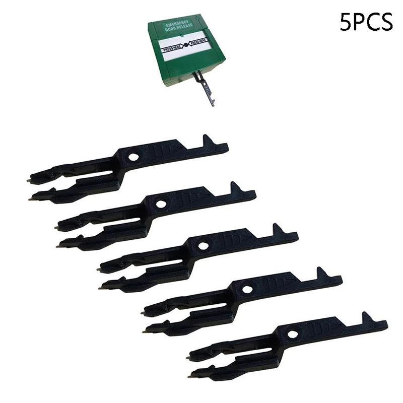 5個入り緊急警報ボタン、室内アクセスキー、緊急時迅速対応のためのリセット機能付き、火災安全、ガラス破壊スイッチ