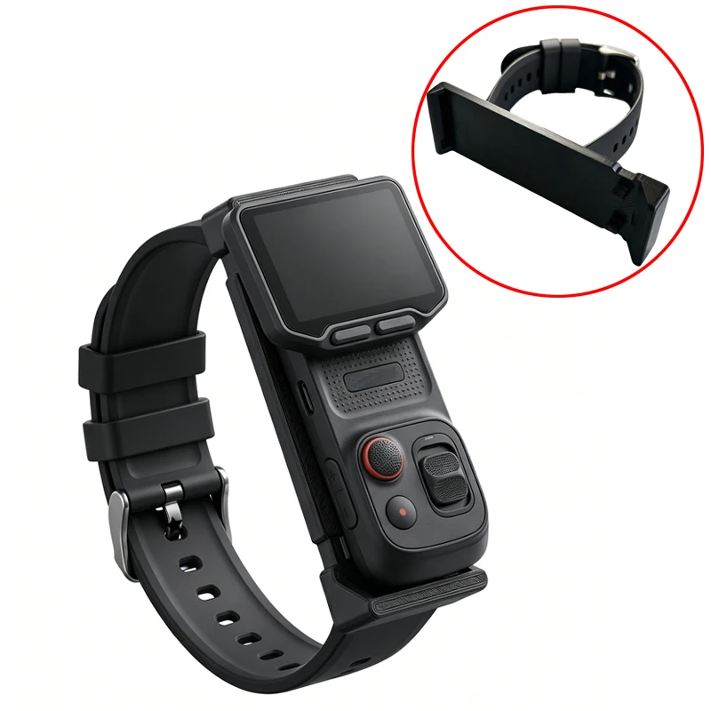 1PCS For Insta360 Luna Ultra Screen Module Wrist Strap Rack 3D Printed PETG Watch Band Mount for Hands-Free Monitoring/Recording