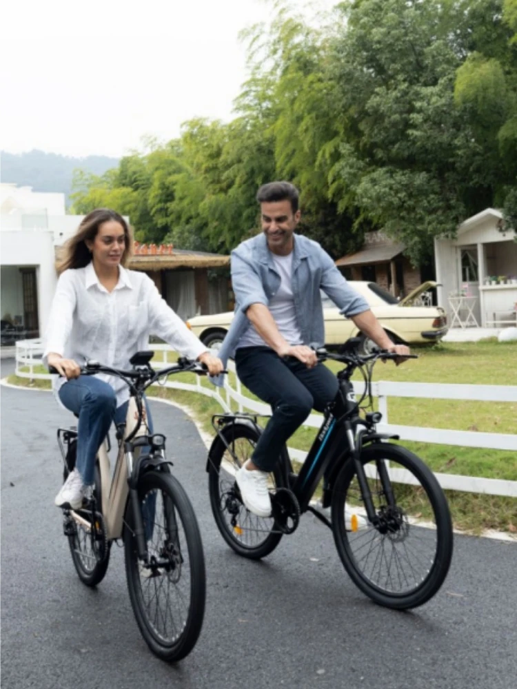 Bodywel A26 elektrische fiets voor volwassenen, 36V 13Ah uitneembare accu, 26 inch stadsfiets, 4,5 inch LCD display, EU voorraad elektrische fiets - afbeelding 2