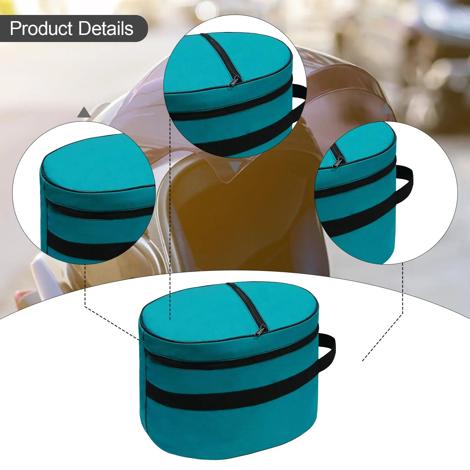 Sac de rangement pour casque, sac de rangement pour casque, grande capacité, mallette de transport universelle en tissu Oxford pour vélo, motoneige