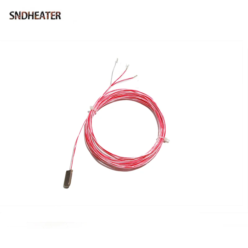 SNDHEATER PT100 Temperature Test Thermocouple SMD Copper Nickel Plated Probe 0.5M 1M 2M 3M Super Mini Type Surface Mount Sensor