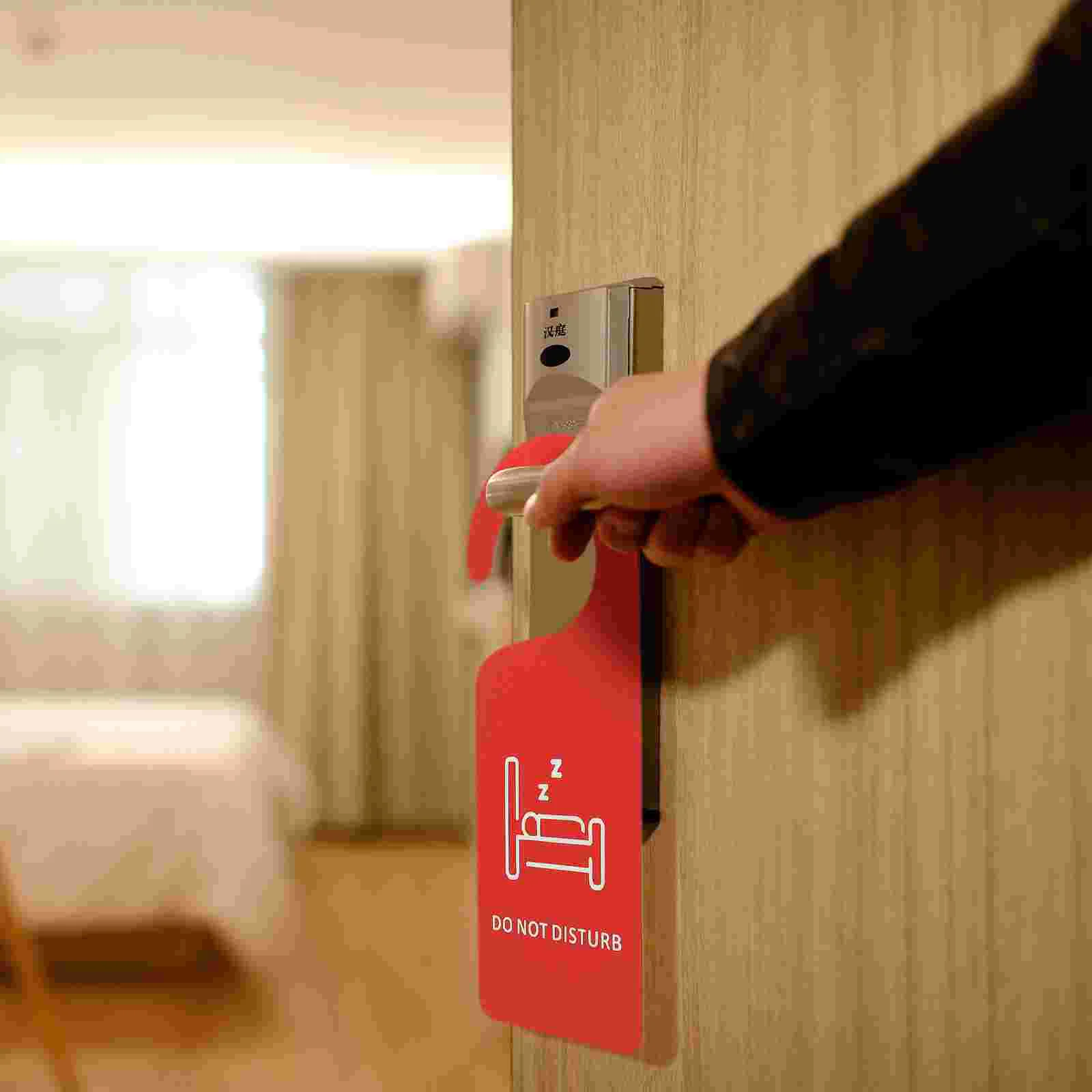 Door Handles Not Disturb Listing Hanger Reminding Tag Hotel Room Accessories Doorknob Sign Office