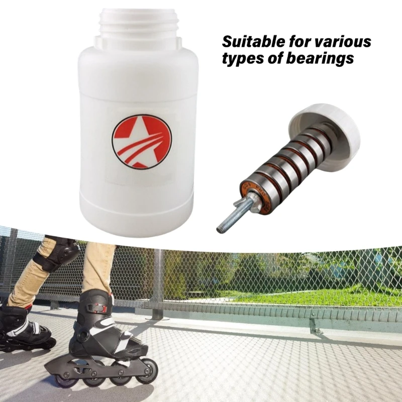 Skateboard Bearing Cleaner Skate Shoes Bearing Cleaning Bottle No Liquid Bearing Cleaning Tool for Bearing Wash