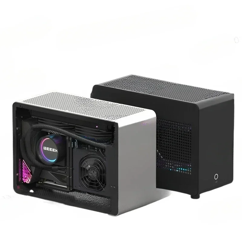 G1-Pro Aluminum Alloy A4 Sfx240 Water-Cooled ITX Transparent Chassis