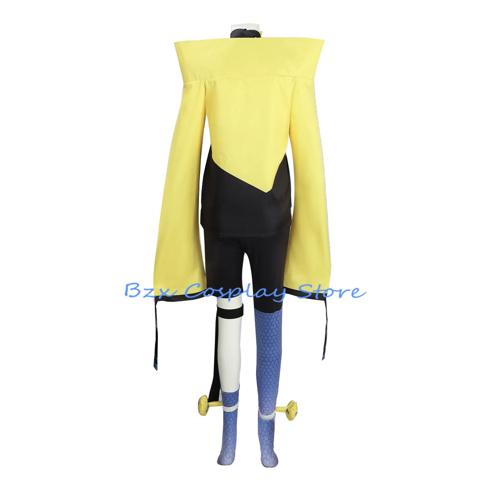 Costume de Cosplay Iono en Verre Jaune pour Femme, Uniforme de Jeu, Manteau de Sauna, Tenue de ixd'Halloween