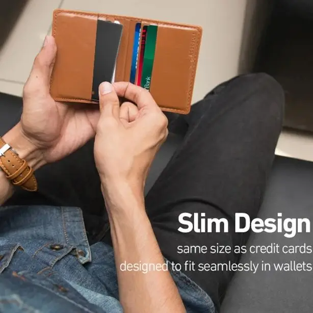 for Google android find my device tracker android tracker tag wallet tracker card with wireless charging 1.7mm slim design