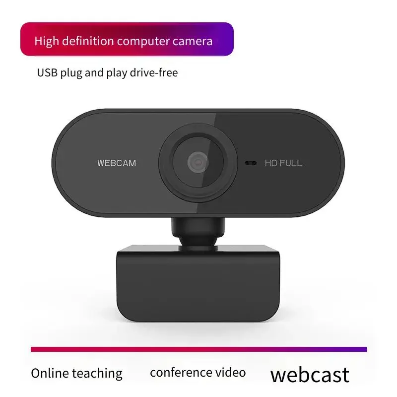 

2025 New C1 1080P high-definition driverless USB computer camera, online class and office live streaming camera webcam