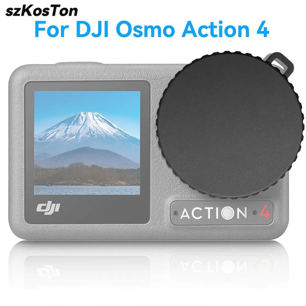 Protective Lens Cap Silicone Cover for DJI Osmo Action 4 Camera Lens Protector Dust Scratch Proof Fall Resistant Accessories