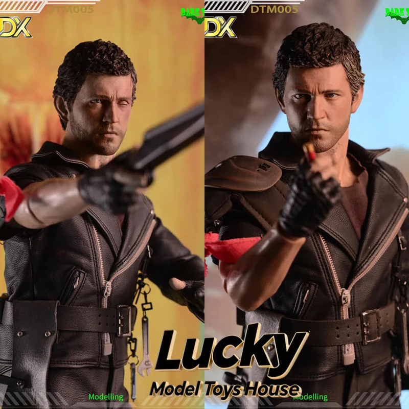

DARK TOYS DTM005 Deluxe Version 1/6 The Warrior Max Leather Coat Pants Decor Action Figure 12inch Full Set Male Soldier Model