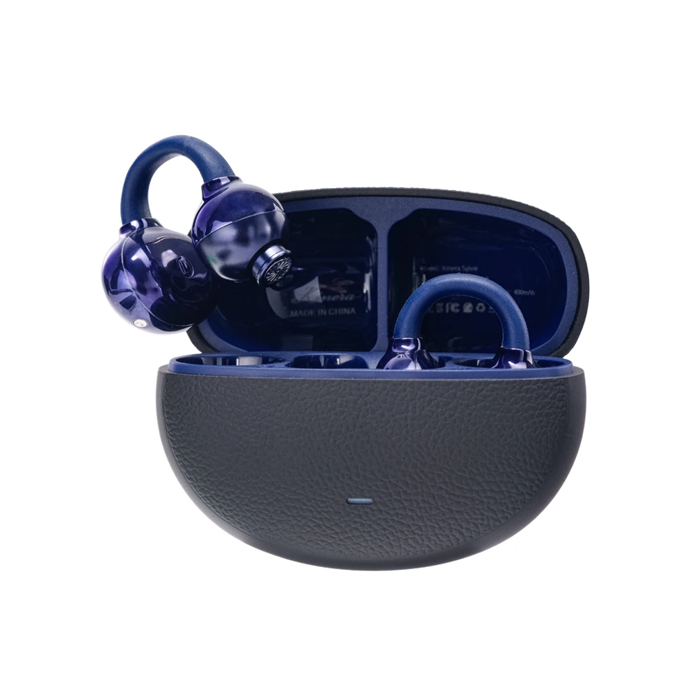 Kinera Sylvie Bluetooth 6.0 Open Ear Clip-On Oordopjes HiFi Draadloze Oortelefoons 10mm DD+7mm Planar AI Vertaling Aangepaste EQ