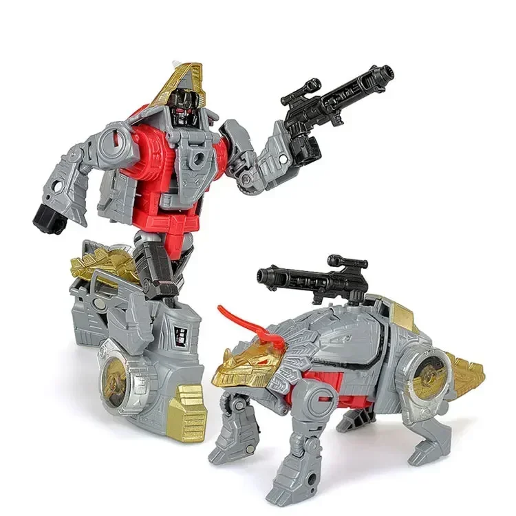 BPF 5IN1 Transformation G1 Robot Toy Dinoking Volcanicus Grimlock Slag Sludge Snarl Swoop Slash Dinobots Action Figure Ko