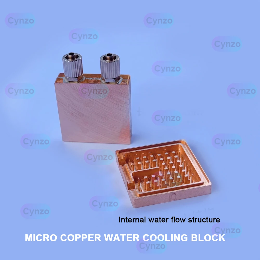 Mikro miedziany komputer Notebook boczny blok chłodzenia wodnego procesor GPU półprzewodnikowe chłodzenie laptopa radiator chłodnicy — zdjęcie produktu 6