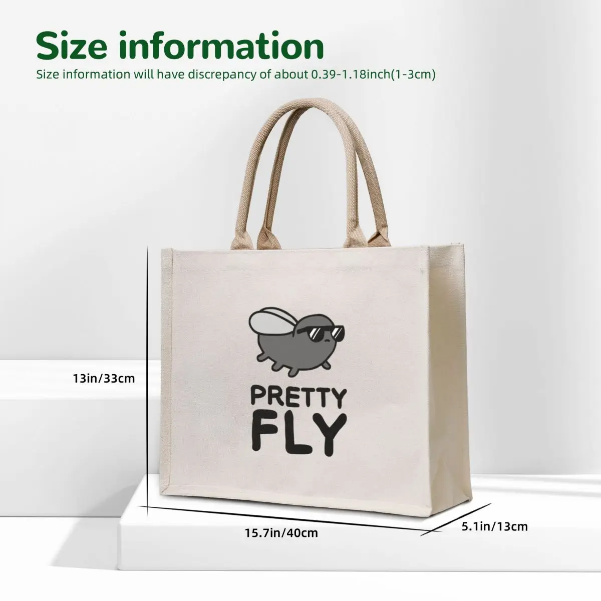 Pretty Fly Tote Bag bags luxury women shopping trolley bag Portable shopping bag custom fabric