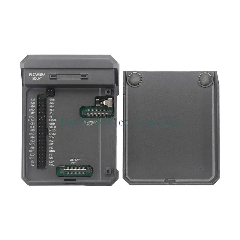 K43b para 4 metal preto caixa para liga alumínio da casca para gabinete resfriamento passivo caixa para estojo para