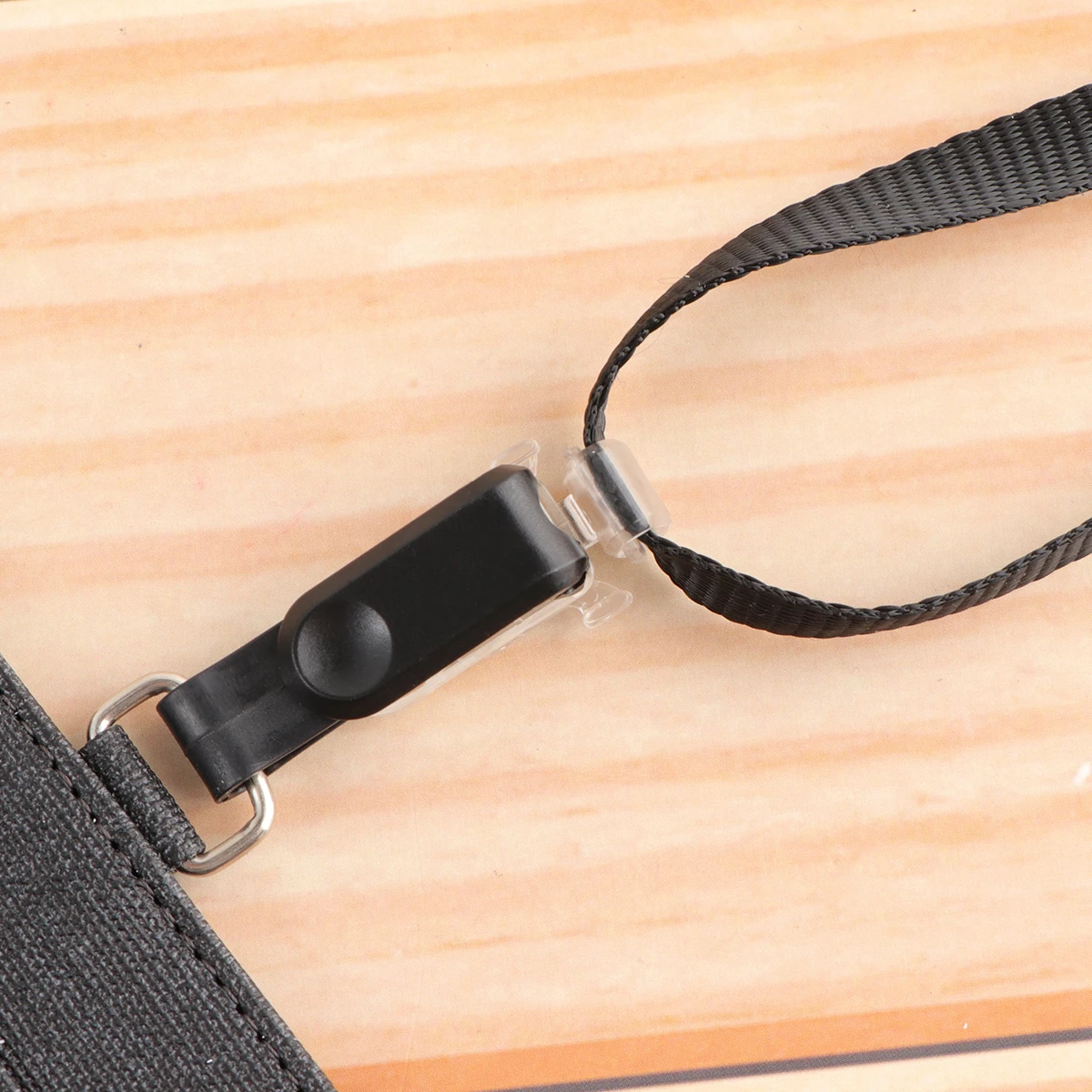 

ID Card Holder Pass Pouch Case Vertical for Lanyard Work Permit Cloth Badge with