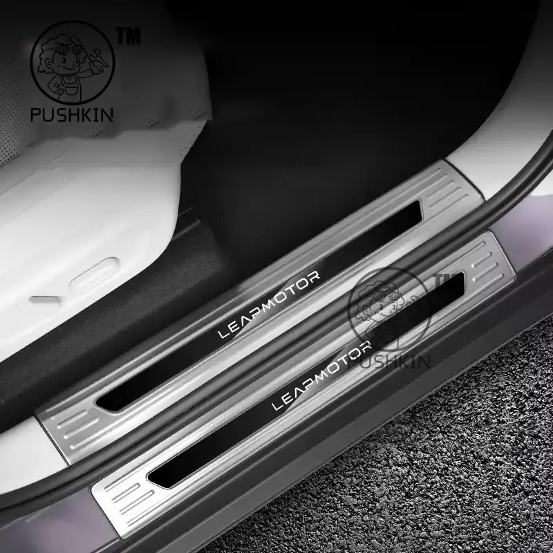 For Leapmotor B10 2025 2026 Car Styling Threshold Trunk protector plate Stainless steel Sticker Accessories