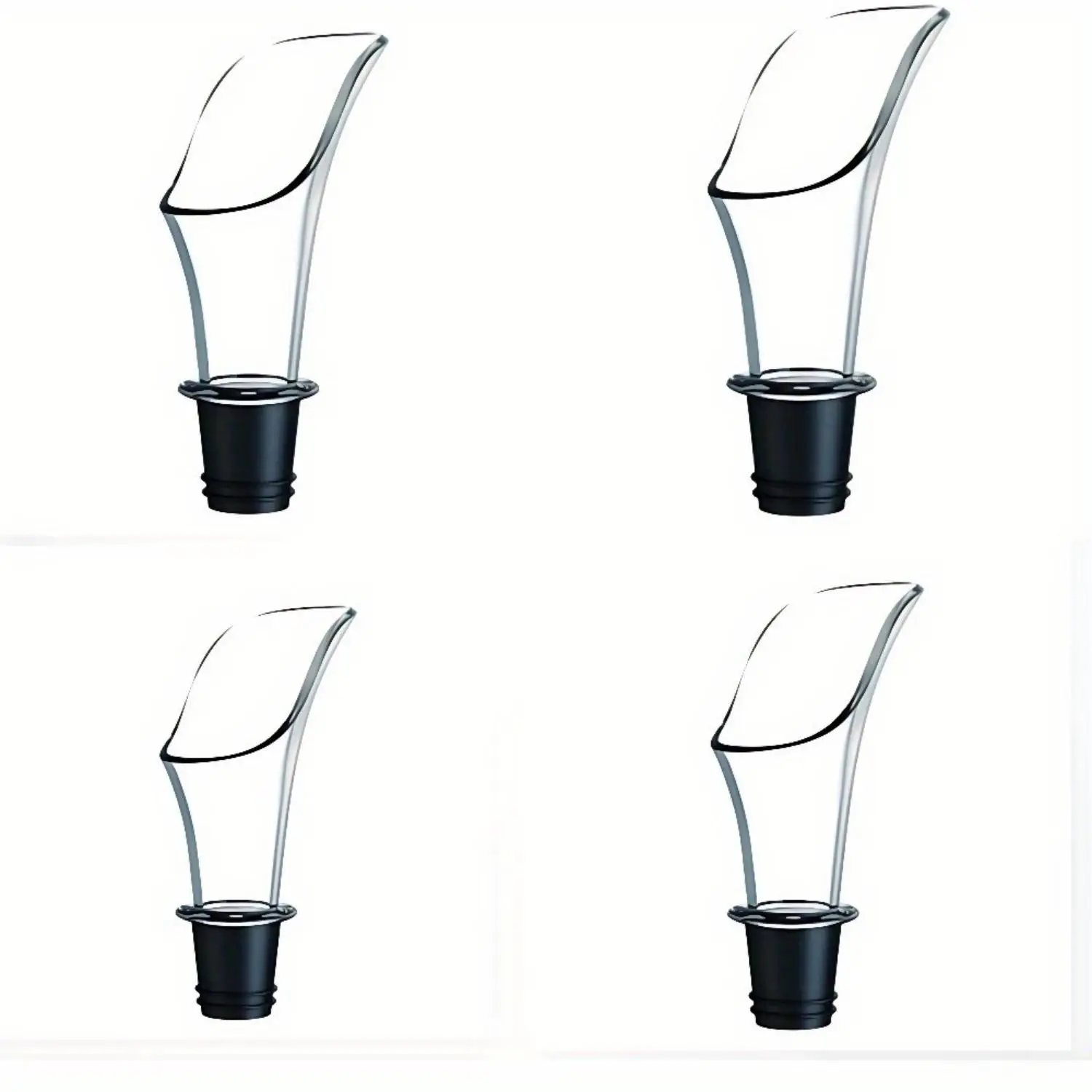 Decanter, modern inflatable nozzle, pour nozzle, simple bevel design, pour wine without leaking wine