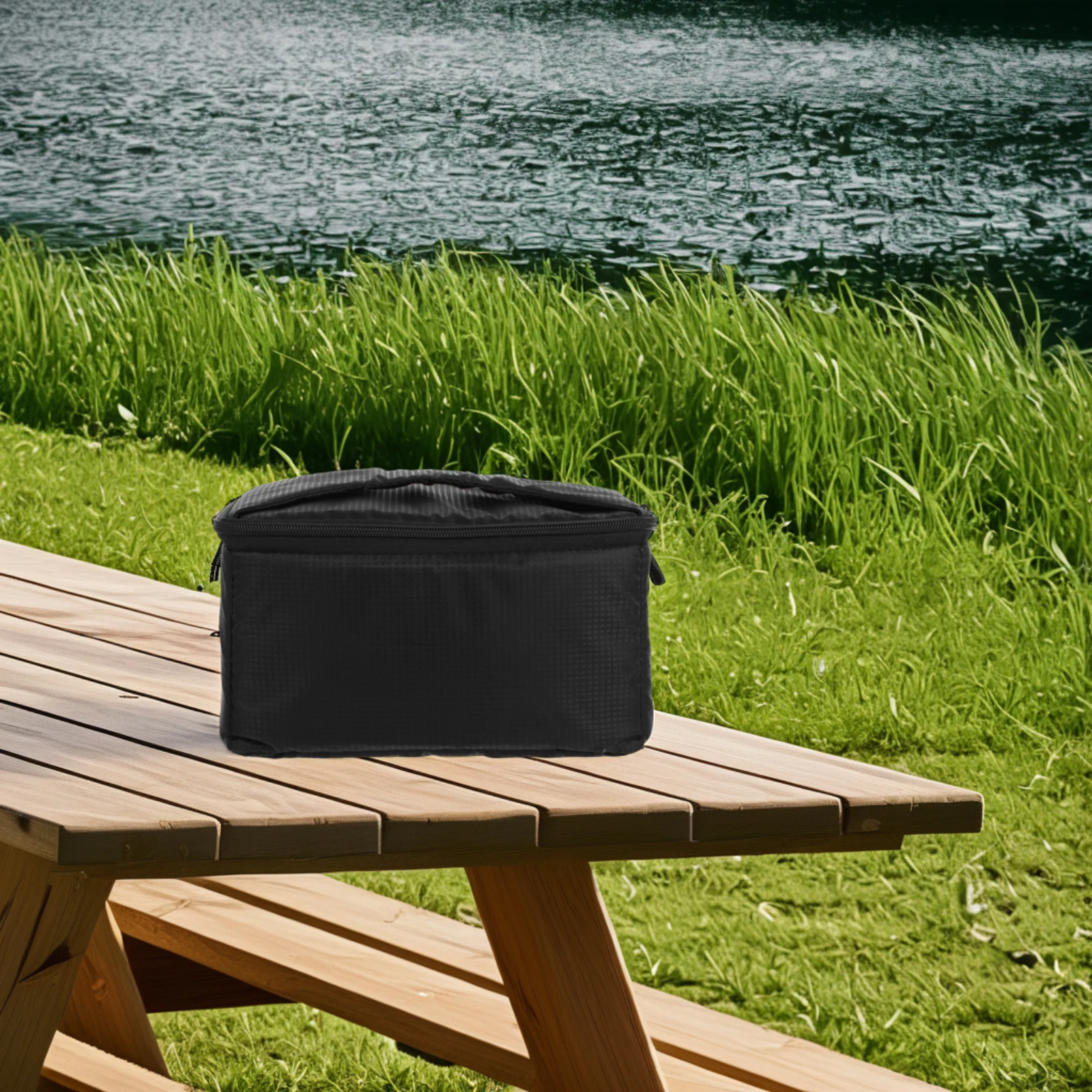 

Durable Camera Bag Large Capacity Waterproof Compact Size for Photographers Lens Accessories Cube Inserts Travel Storage Case