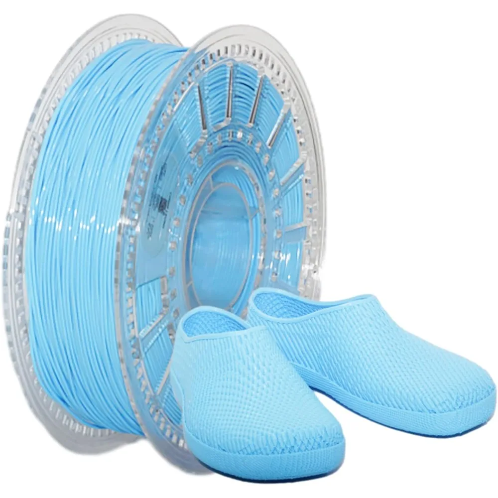 

Ultra-Lightweight High Rebound PEBA 3D Printer Filament 1.75mm Adjustable Hardness for Performance Footwear Drones Functional