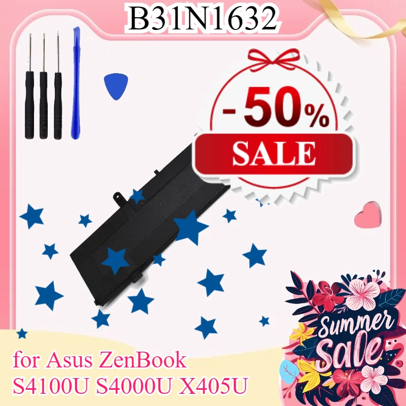 

Аккумулятор для ноутбука B31N1632 для Asus ZenBook S4100U S4000U X405U 11.52V 42Wh