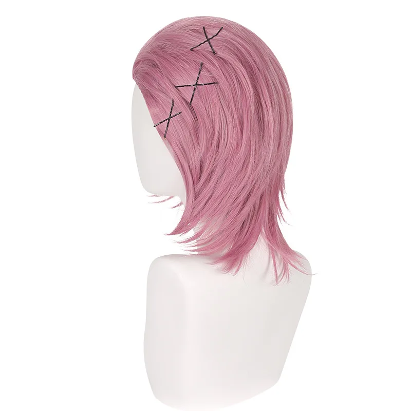 Windjacke Cosplay Perücke von Miharu Kiryu Kurzes Haar für Windjacke-Charakter