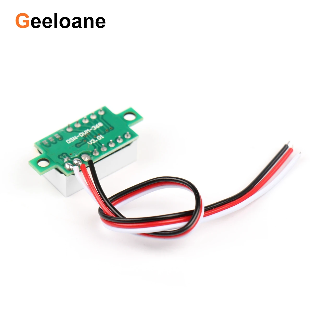 0.36 "Mini ไฟ LED มิเตอร์ดิจิตอล DC 0-30V 2สาย3หลักแรงดันไฟฟ้าจอแสดงผลเมตร DIY ป้องกันขั้วย้อนกลับ