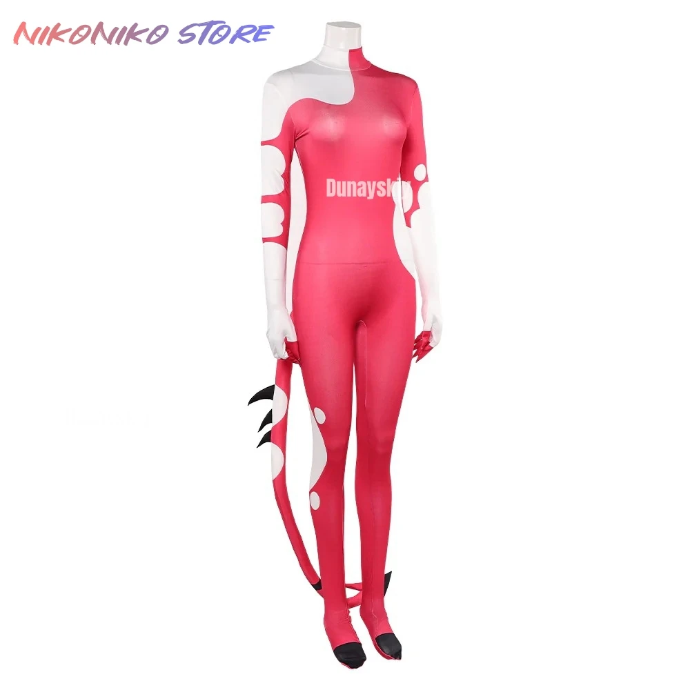 زي تنكري لزعيم الشر للتلفزيون سترايكر بليتز مع ذيل ملابس فانتازيا للبالغين بدلة حفلات الهالوين #4