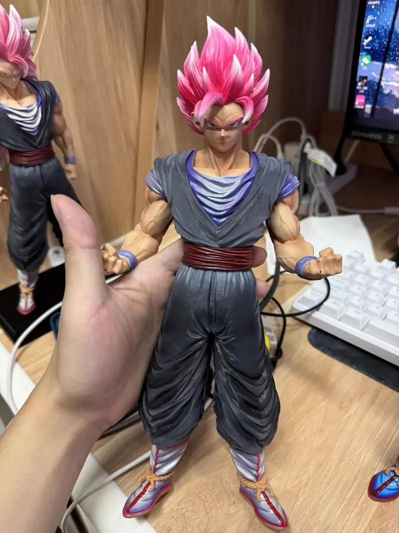 

Статуя Dragon Ball SSJ2 Goku Star Trail Rose Pink Super Saiyan 2 Goku Фигурка Аниме Модель Коллекционные игрушки Подарок для фанатов мальчиков