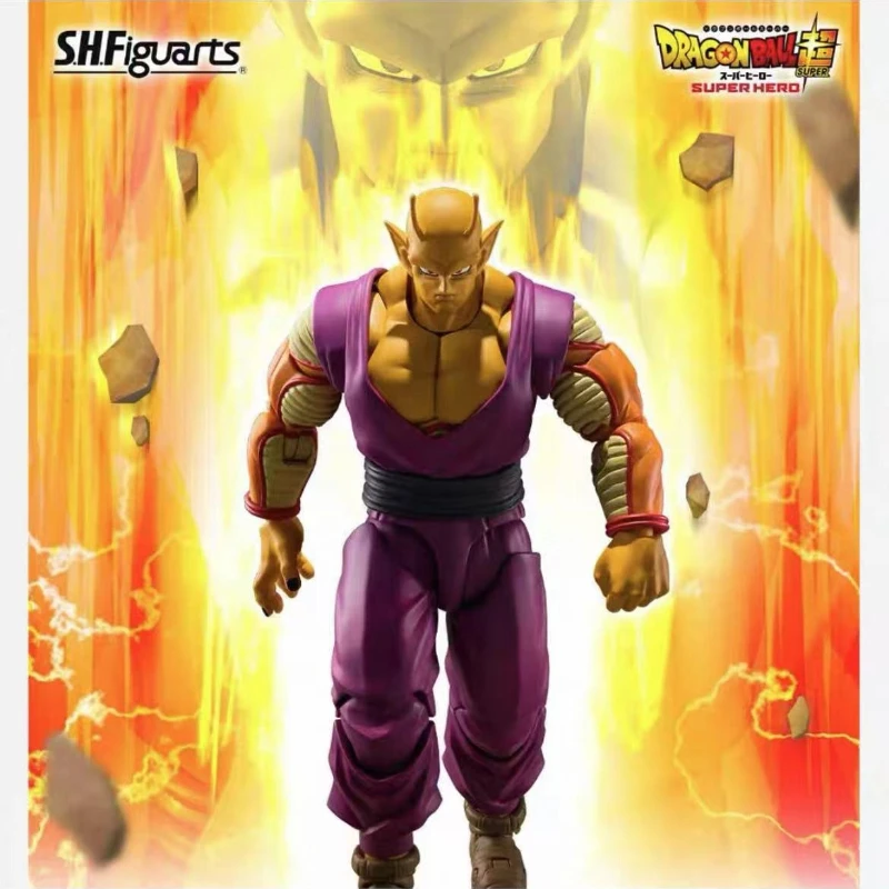 

В наличии, оригинальная новая Bandai SHF Dragon Ball Series, оранжевая подвижная фигурка Пикколо, модель куклы, подарочная коллекция