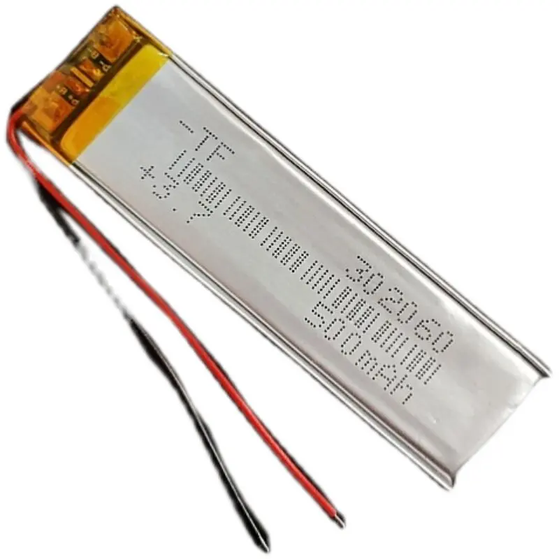 5pcs  Polymer Cell for 302060 3.7V Rechargeable Battery for Recorder Reading Pen