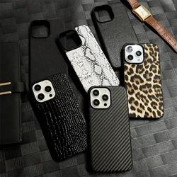 Custodia protettiva per telefono in pelle sexy leopardo serpente coccodrillo di lusso per Samsung Galaxy S24 S23 S22 ULTRA S24 Plus Coque