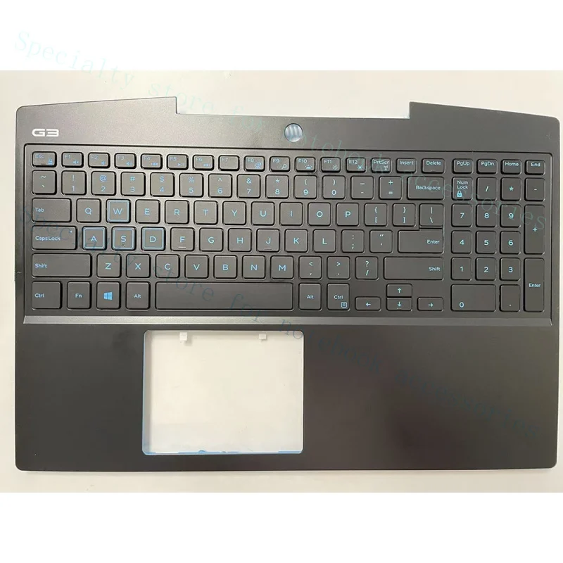 

A+ For Dell 15 G3 3500 Blue With Backlit Keyboard Palmrest C Shell
