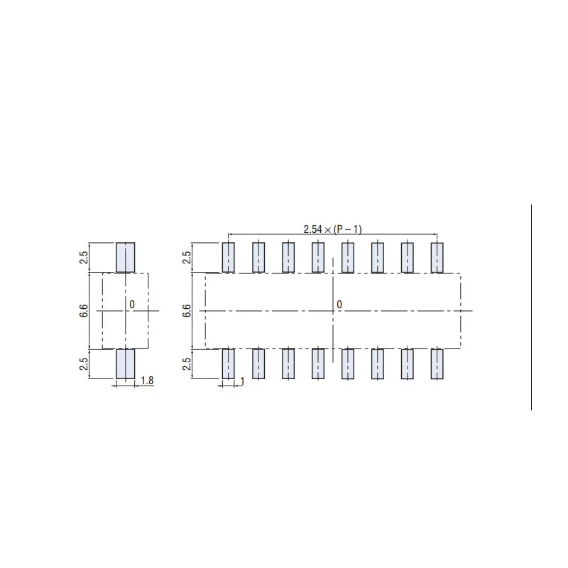 2pcs/lots Imported Japan CWS-0201TB DIP Switch 2 Position SMD 2.54mm 2 Way Flat Toggle Code
